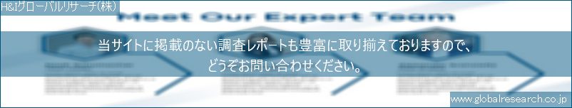 世界の市場調査レポート販売サイト（H&Iグローバルリサーチ株式会社運営）